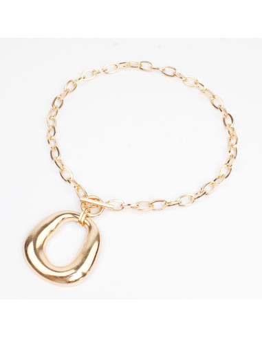 Collar Corbatero de Cadena Rare Gold