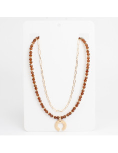 Collar Combinado Golden Beads