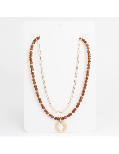 Collar Combinado Golden Beads
