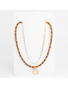 Collar Combinado Golden Beads