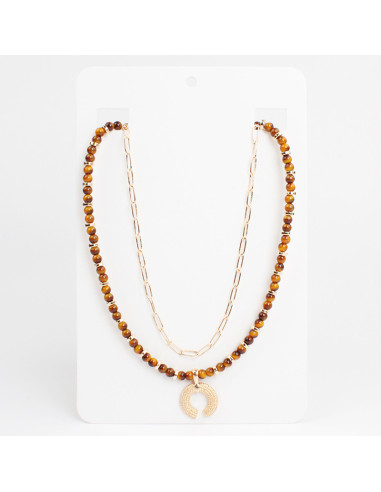 Collar Combinado Golden Beads