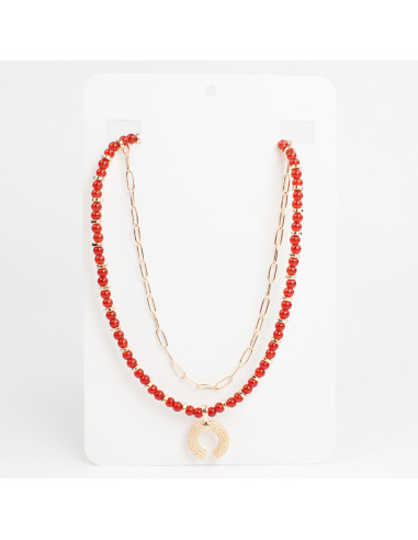 Collar Combinado Golden Beads