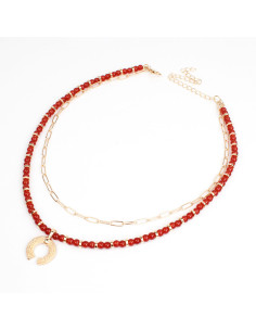 Collar Combinado Golden Beads