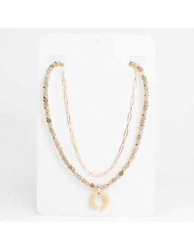 Collar Combinado Golden Beads