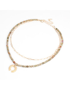 Collar Combinado Golden Beads