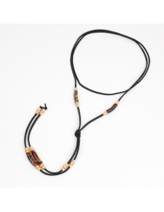 Collar Corbatero de Gamuza Marbled Tie