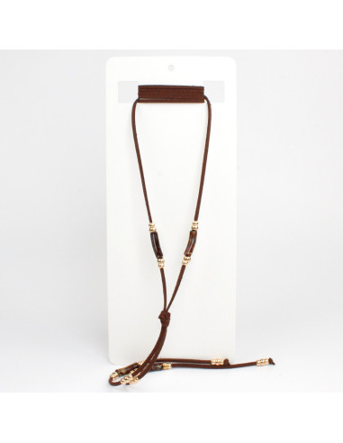 Collar Corbatero de Gamuza Marbled Tie