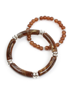 Set de Pulseras Marbled Duo