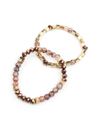 Set de Pulseras Marbled