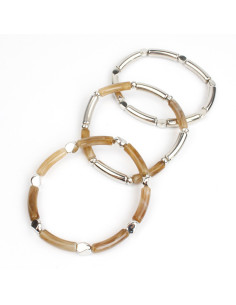 Pulsera Silver Tubes