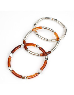 Pulsera Silver Tubes