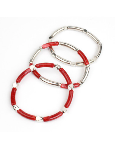 Pulsera Silver Tubes