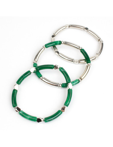 Pulsera Silver Tubes