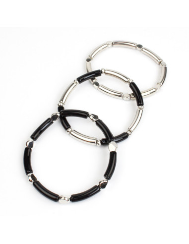 Pulsera Silver Tubes