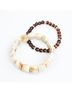 Set de dos pulseras  | Infinita Moda