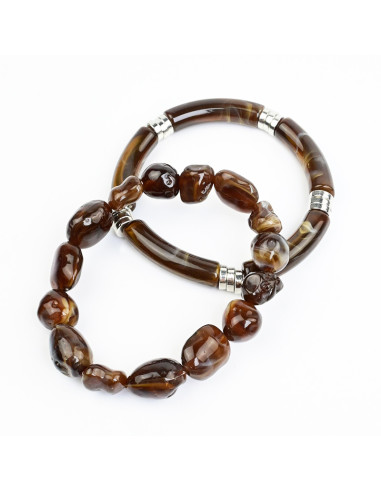 Set X2 Pulseras Organic & Tubes