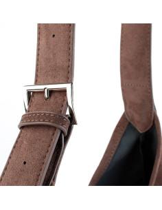 Cartera de Gamuza Hoop