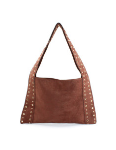 Cartera de Gamuza y Tachas