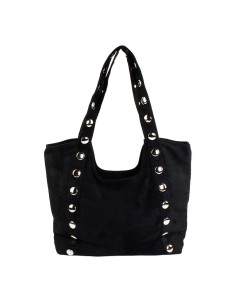 Cartera de Gamuza con Tachas