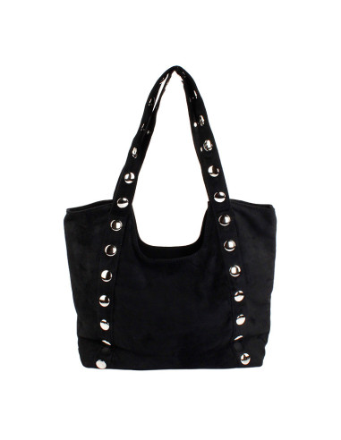 Cartera de Gamuza con Tachas