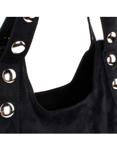 Cartera de Gamuza con Tachas