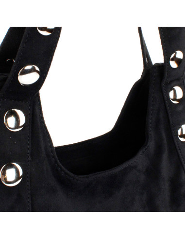 Cartera de Gamuza con Tachas