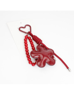 Llavero & Bag Charm Leather Star