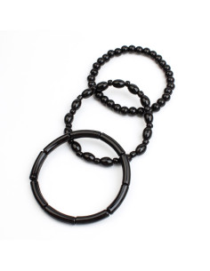 Set x3 Pulseras Marbled Palette