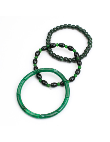 Set x3 Pulseras Marbled Palette