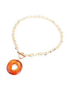 Collar de Cadena Hollow Marble