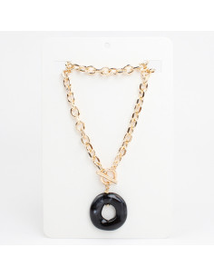 Collar de Cadena Hollow Marble