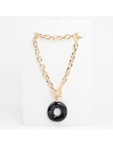 Collar de Cadena Hollow Marble