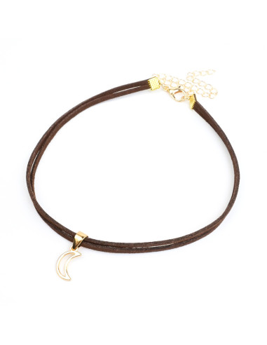 Choker de Gamuza Tiny Moon