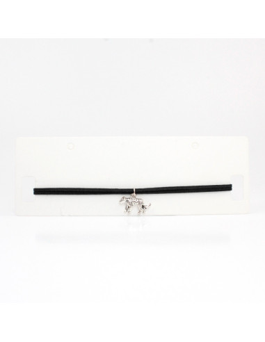 Choker de Gamuza Leopard