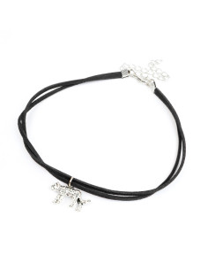 Choker de Gamuza Leopard