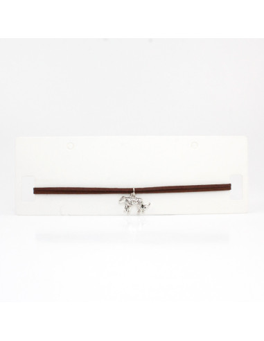 Choker de Gamuza Leopard