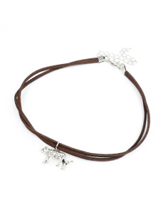 Choker de Gamuza Leopard