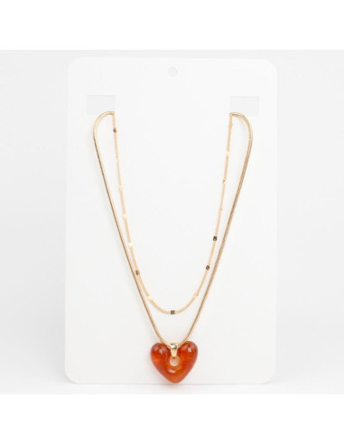 Collar de Cadenas Amber Love