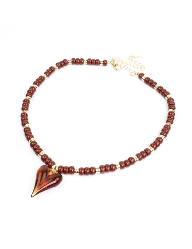 Collar de Cuentas de Vidrio | Infinita