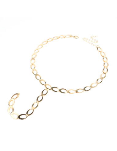 Collar Corbtero de Cadena | Infinita Moda