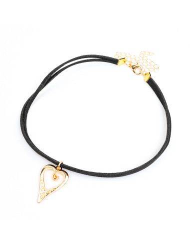 Choker de Gamuza Ornate Love