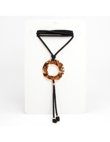 Collar de Gamuza Gold Halo