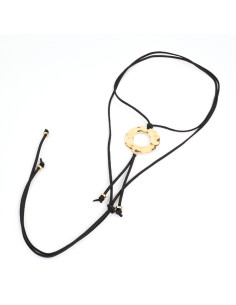 Collar de Gamuza Gold Halo