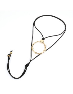 Collar de Gamuza  New Style Gold