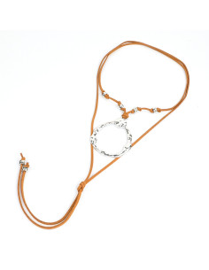 Collar de Gamuza New Style Silver