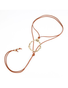 Collar de Gamuza  New Style Gold