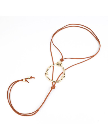 Collar de Gamuza  New Style Gold