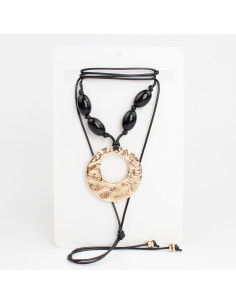 Collar de Cordón Ovals & Gold