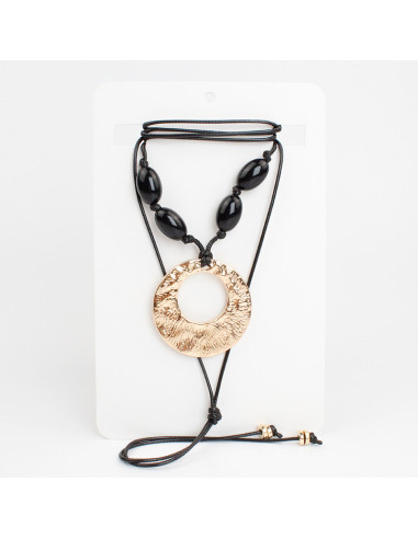 Collar de Cordón Ovals & Gold