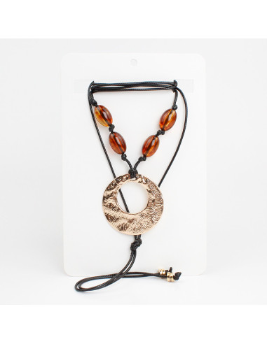 Collar de Cordón Ovals & Gold